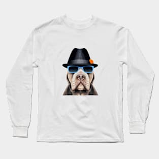 Cool Gangster Doggy Long Sleeve T-Shirt